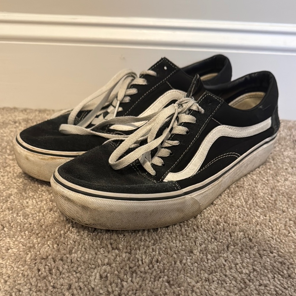 Vans Black and White Women's Sneakers